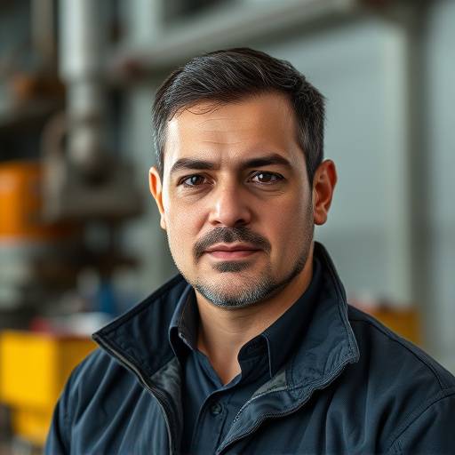 Retrato de Carlos Eduardo Oliveira, gerente de produ√§√£o da Estilo & Forma.